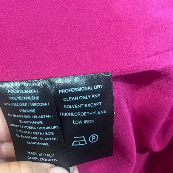 NARCISO RODRÍGUEZ Sheath Dress w Cutout Fuchsia size IT 44/US Medium-8 - Picture 8 of 9